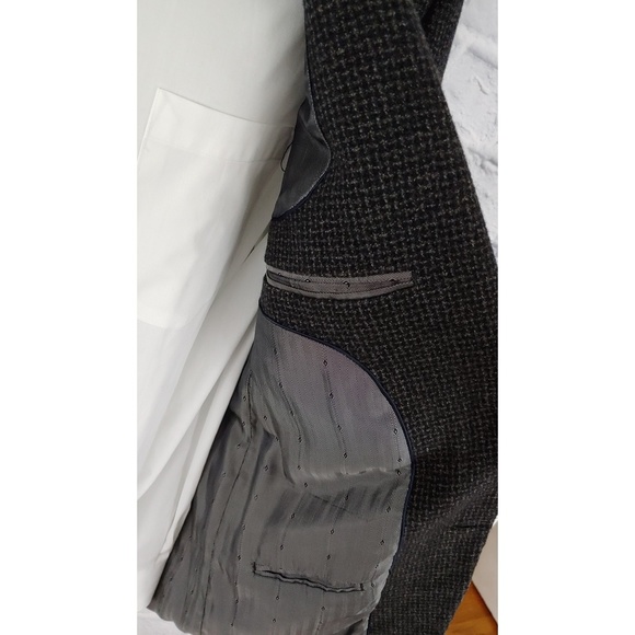Joseph & Feiss Gold, Wool Cashmere Blazer, 42L - Picture 7 of 8